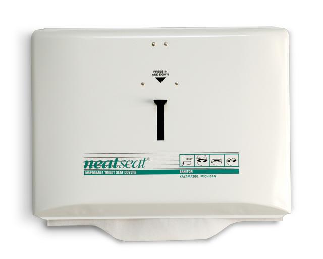 Pull Tab Toilet Seat Paper Cover Dispensers All Partitions