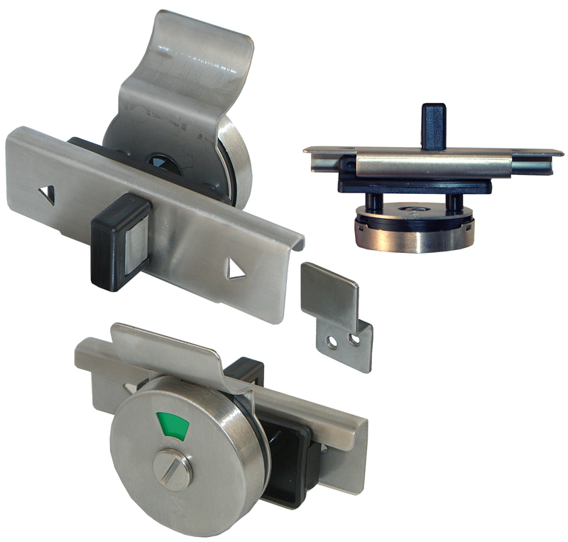 Restroom Stall Door Latch: Occupied Slide Latch | All Partitions