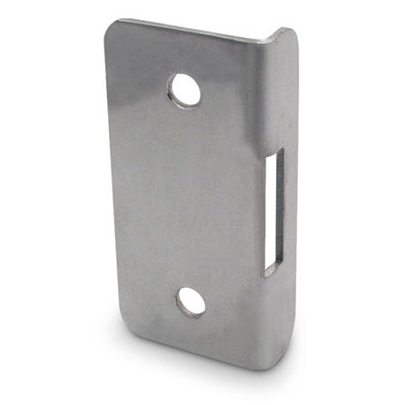 Restroom Stall Door Latch: Stainless Steel Keeper/Inswing | All Partitions
