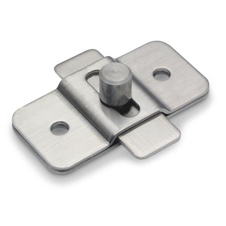 Restroom Stall Door Latch: Stainless Steel Slide Bolt | All Partitions