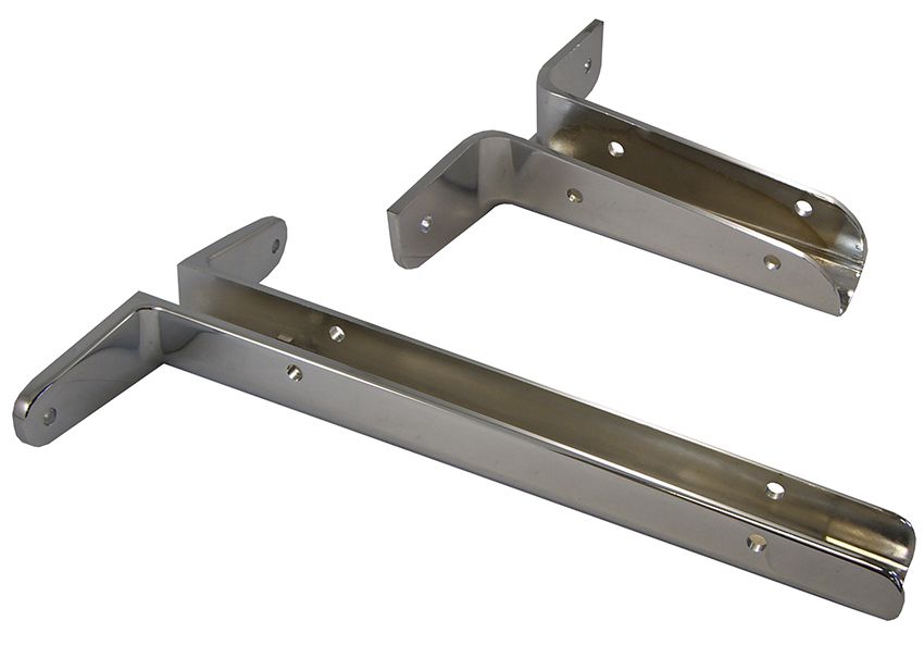 Urinal Screen Chrome Bracket 1.5" High All Partitions & Parts