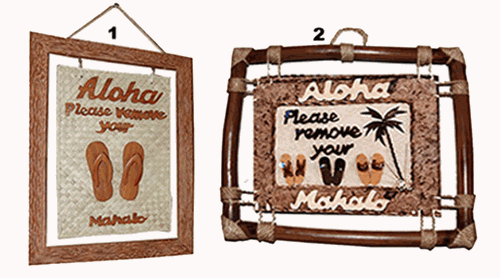 Wall or Door Bamboo Signs