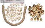 Coconut Rosettes Rings, Lei Making 60 Spacers