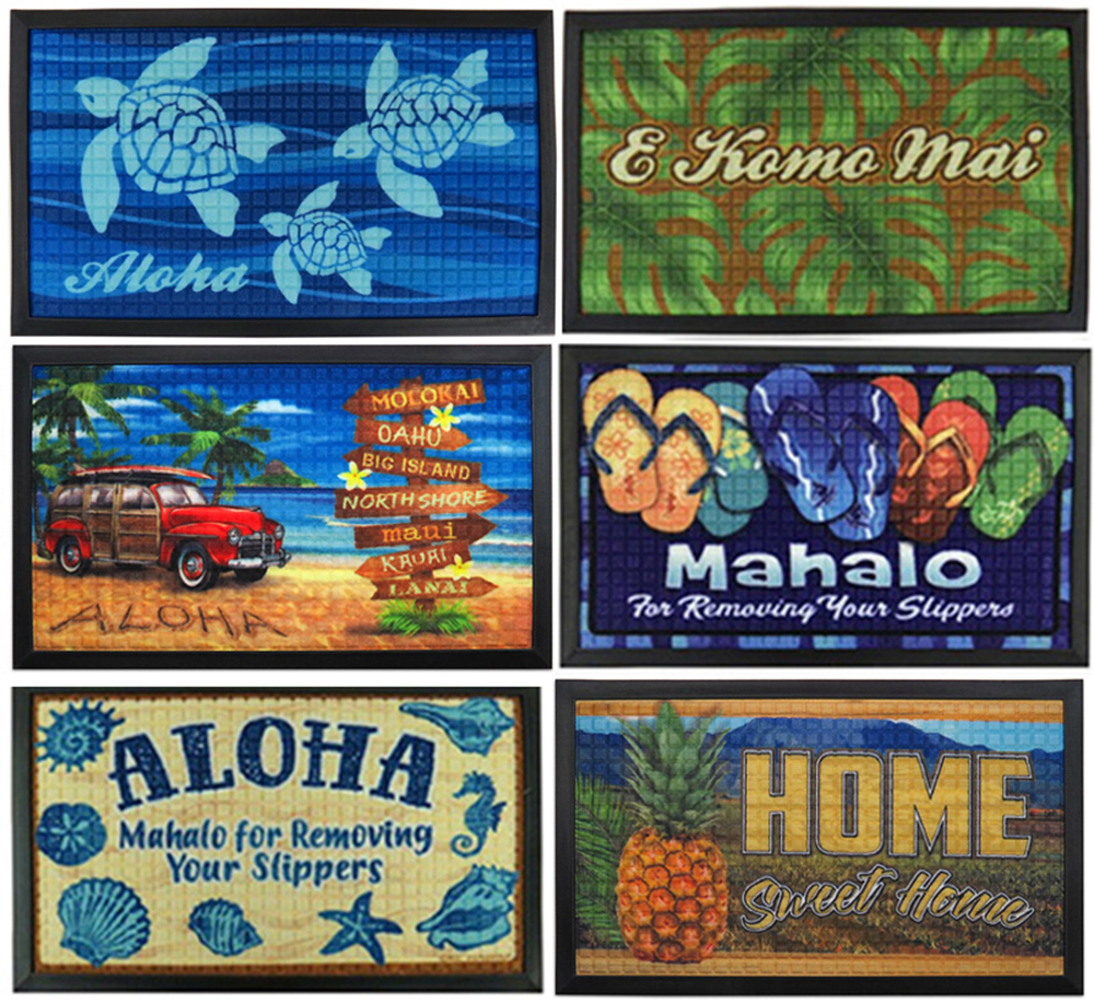 Tropical Decor Door Mats