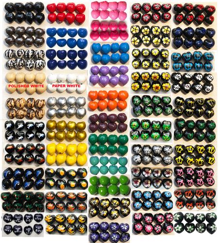 REAL Kukui Nuts - Drilled Loose Beads