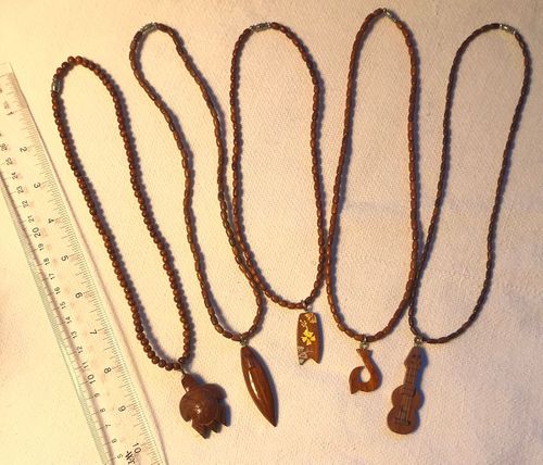 Wooden Necklaces and Pendants