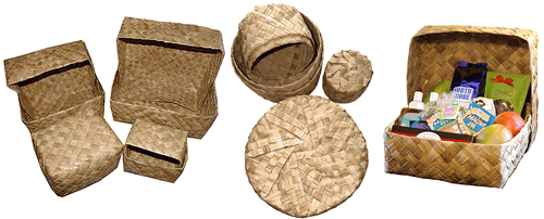 Lauhala Gift Boxes Sets of 4 "SALE"