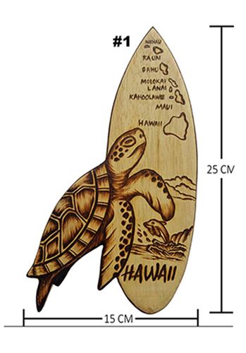 Wooden Surfboard Wall Signs