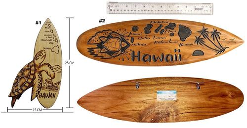 Wooden Surfboard Wall Signs