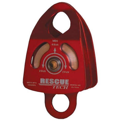 2 Inch Double Rescue Pulley with Becket