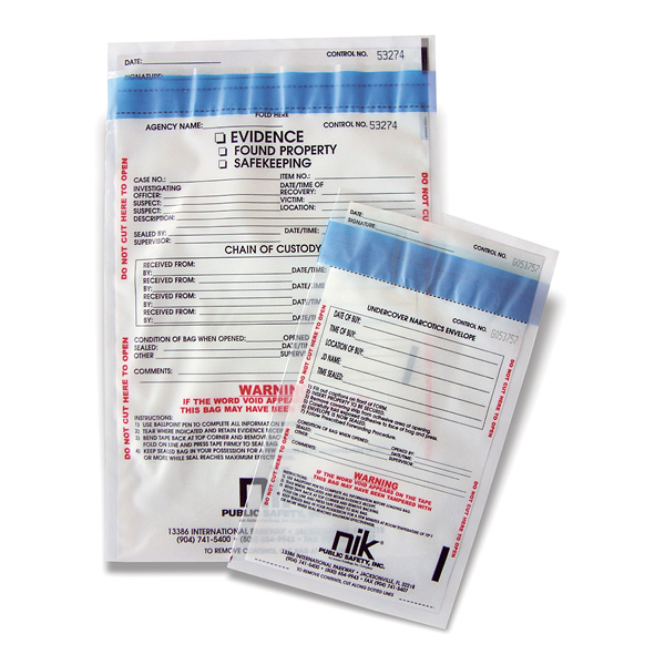 Secure Seal™ TamperIndicating Bags, Pack of 100. Designed to offer
