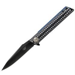 ASP Police Duty Knife Slim Folder - Black/Gray and White/Black Grip