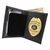 Smith & Warren Dress Leather Recessed Badge Bi-Fold Wallet