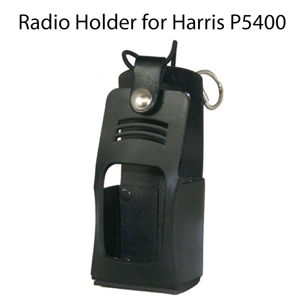 Boston Leather Firefighter’s Radio Holder for Harris P5400