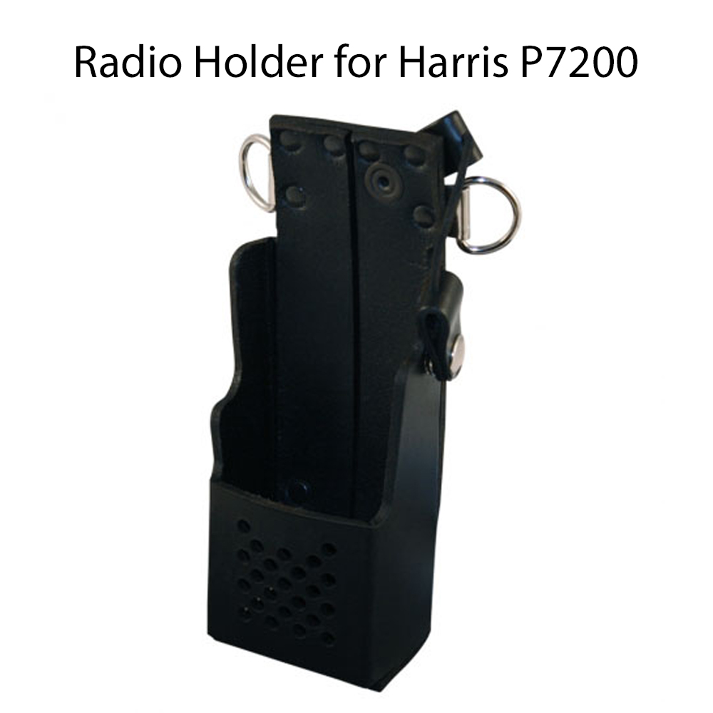 Boston Leather Firefighter’s Radio Holder for Harris P7200