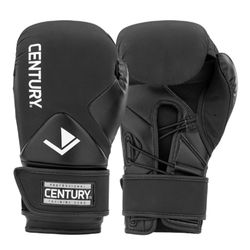 Century Martial Arts CREED Lace Up Boxing Gloves - Black