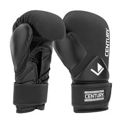 Century Martial Arts CREED Lace Up Boxing Gloves - Black