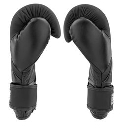 Century Martial Arts CREED Lace Up Boxing Gloves - Black