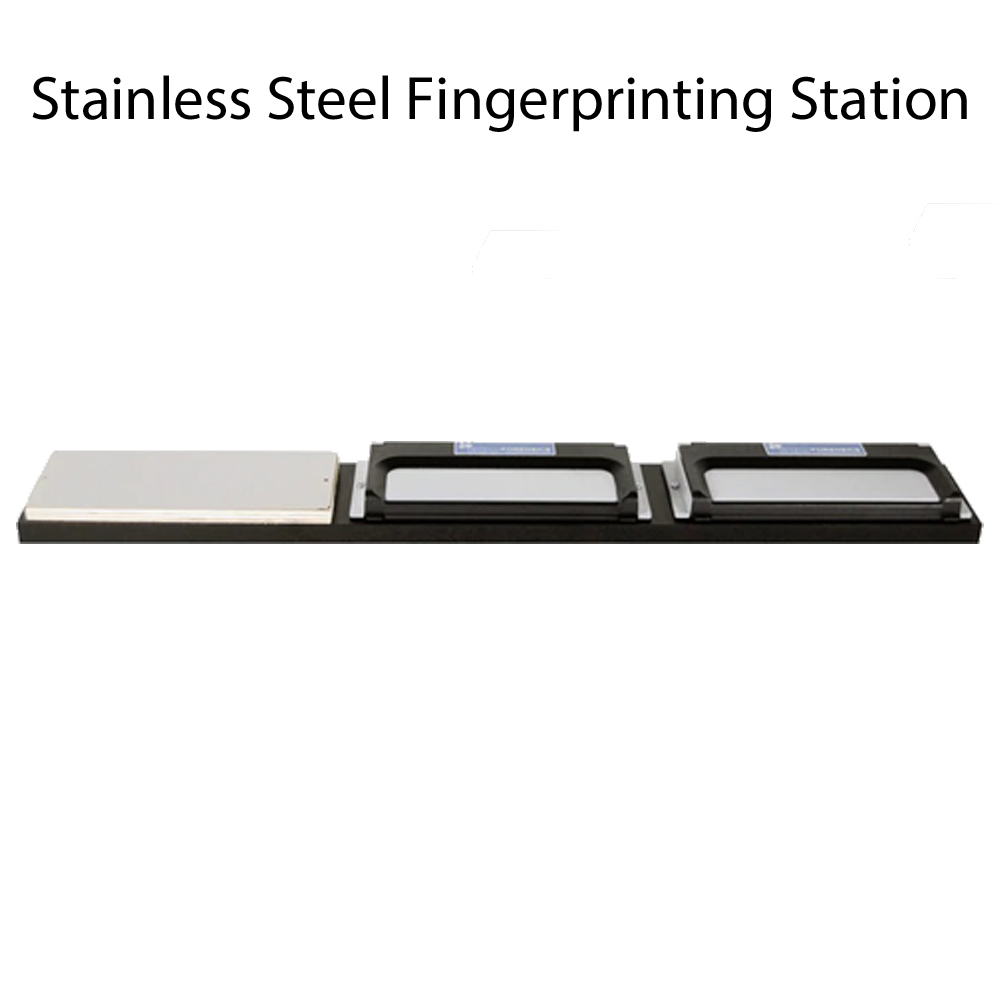 Stainless Steel Slab Fingerprinting Station