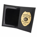 Smith & Warren Book Style Recessed Badge Case Smith & Warren Book Style Recessed Badge Case