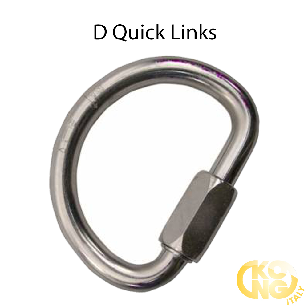 Kong D Quick Link is made of aluminum alloy