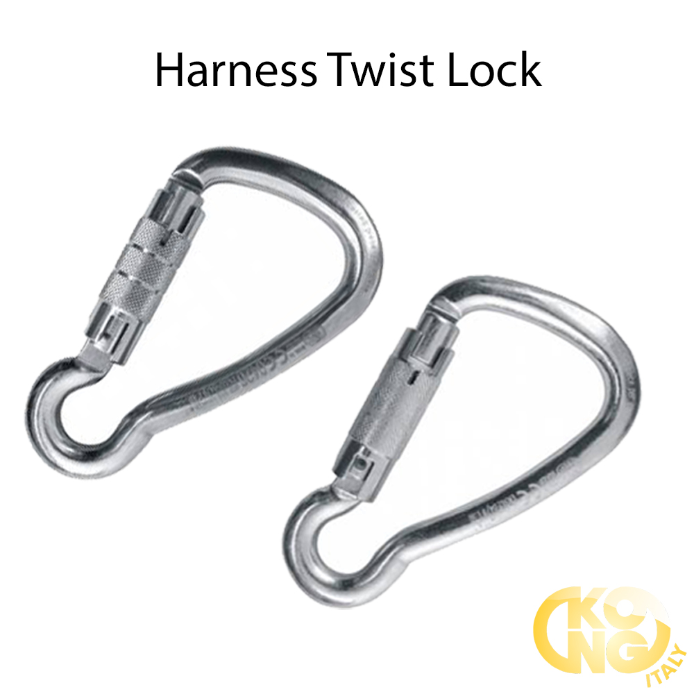 Kong Harness Twist Lock carabiner
