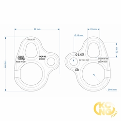 Kong THORIG Stainless Steel Configurable Rigging Plate