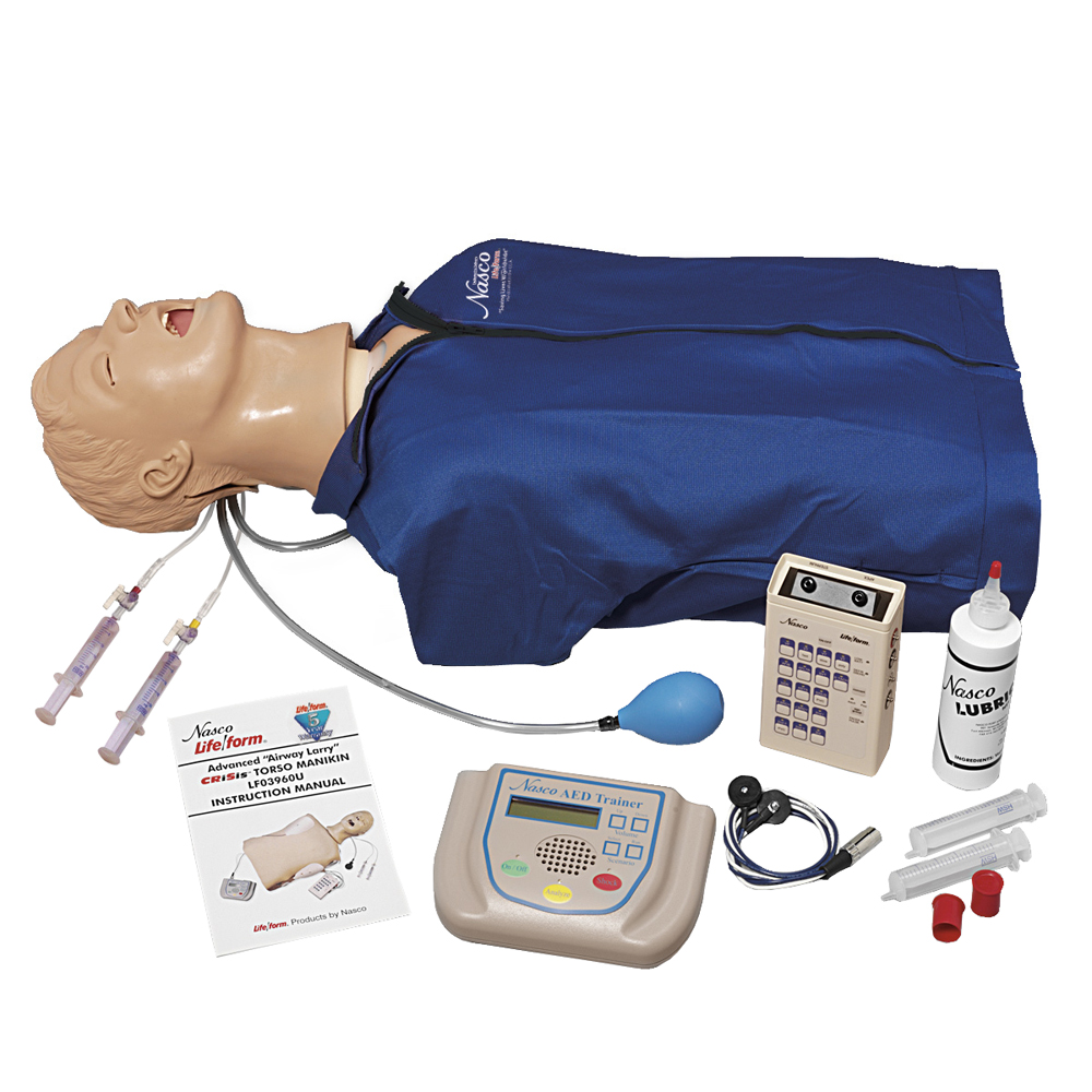 Life/form Advanced "Airway Larry" Defib Torso