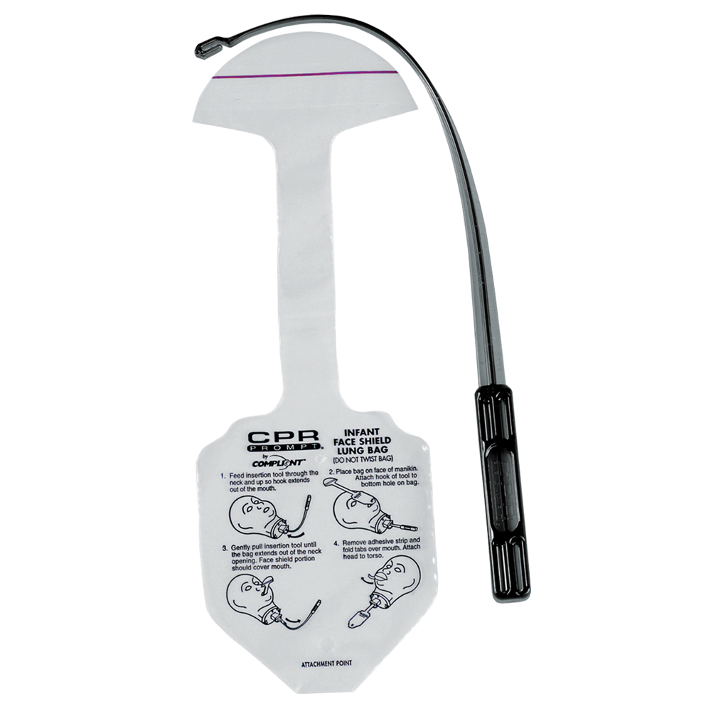 CPR Prompt Manikin Face Shield and Lung Bags Pack