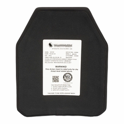 NAR NIJ Level III 10 x 12 UHMWPE Multi Curve Armor Plate