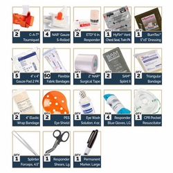 NAR Range Trauma Kit Water Tight Hard Case First Aid Kit