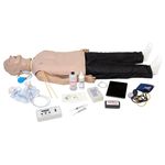 Nasco Deluxe Plus CRiSis Manikin with Advanced Airway Management, CPR Metrix and iPad