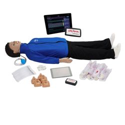 Life/Form CPARLENE Full Size Manikin with CPR Metrix and iPad - Light