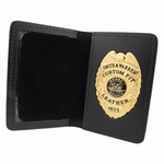 Smith & Warren Duty Leather Recessed ID Badge Case Smith & Warren Duty Leather Recessed ID Badge Case