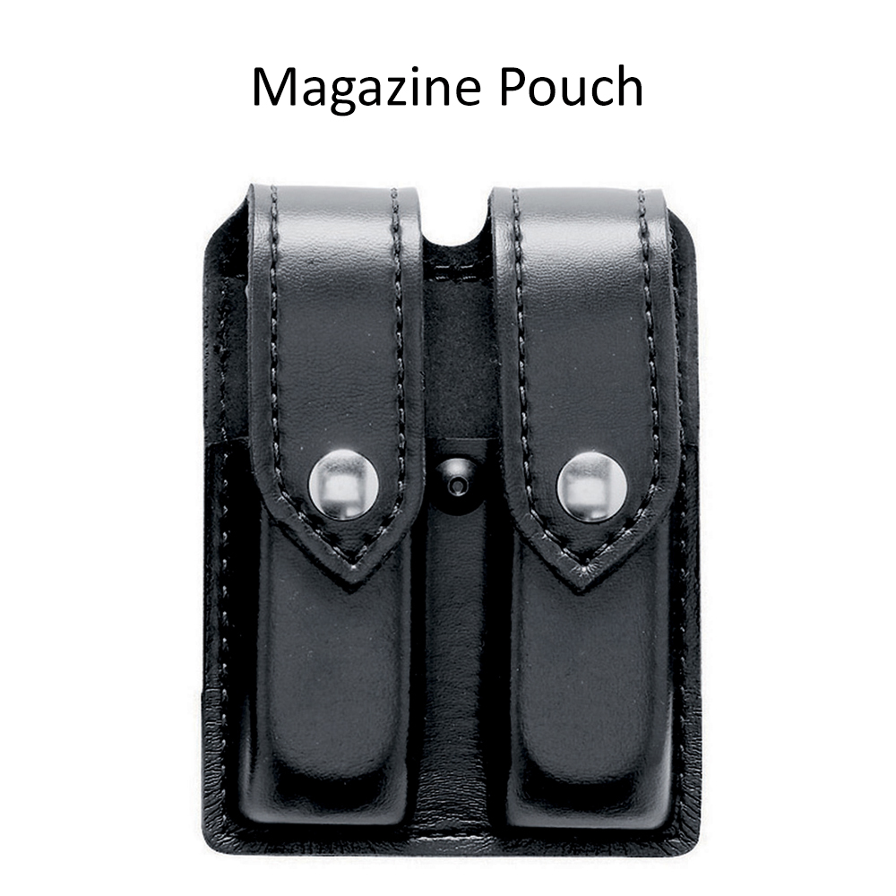 Safariland Model 77 Black Double Magazine Pouch