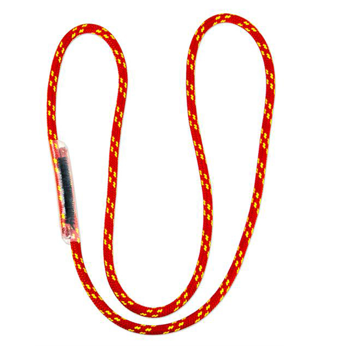 Sewn Prusik Loops are sewn in a continuous fashion