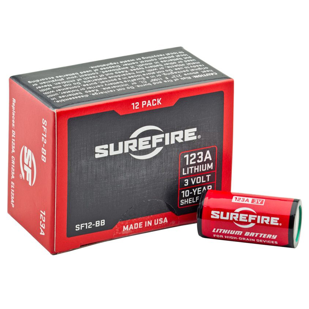 Get Long Lasting Performance With Surefire CR123A Battery