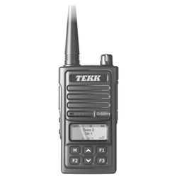 Tekk D-800+ 5 Watt UHF Digital DMR 16 Channel Radio with LCD Display and 6 Key Keypad