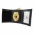 Smith & Warren Dress Leather Single ID Recessed Badge Tri-Fold Wallet