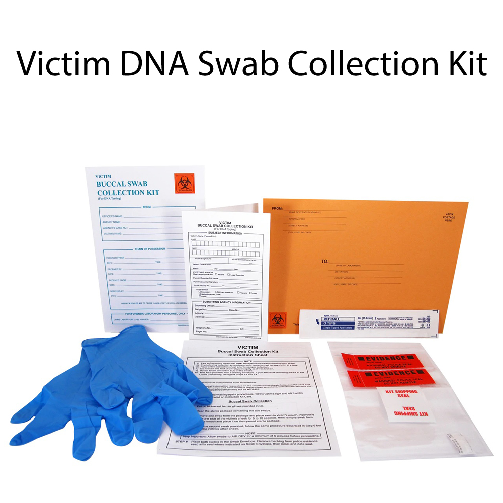 Victim DNA Buccal Swab Collection Kit lends a simplistic