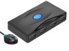 USB 2.0 Device Sharing Switch With 2 Of USB 2.0 Inputs And 4 Of USB  2.0 Outputs
