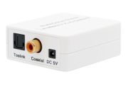 Digital Optical Coaxial S/PDIF To Stereo RCA Audio DAC Converter