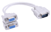 VGA Splitter Y Cable For Dual VGA Displays