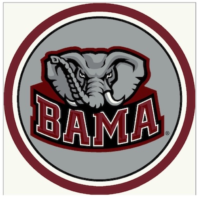 Alabama 64 Round Spirit Rug