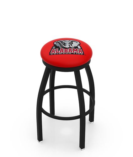 Alabama Elephant Black Ring Swivel Stool