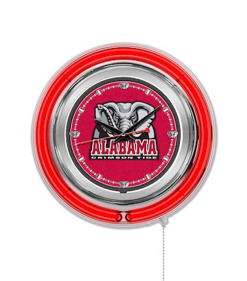 Alabama Elephant Neon Clock 15