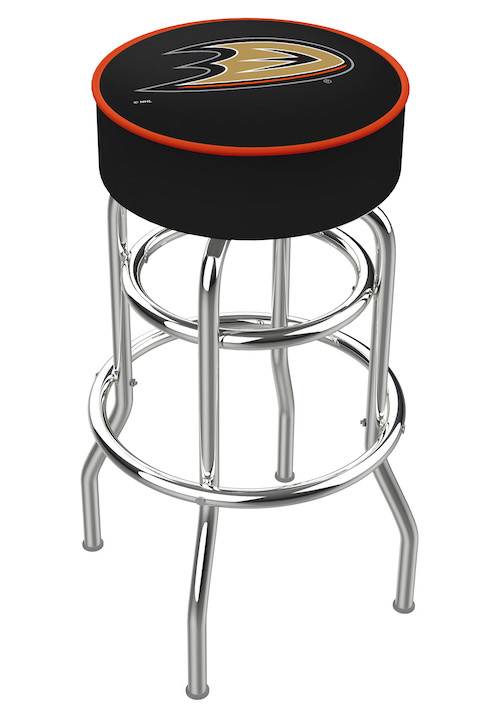 Anaheim Ducks Logo Cushion Bar Stool