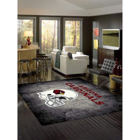 Arizona Cardinals Distressed Rug