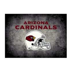 Arizona Cardinals Distressed Rug