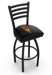 Arizona State Pitchfork Ladder Back Swivel Stool